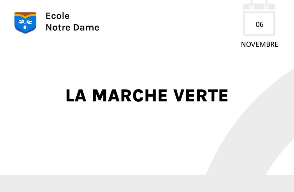 marche verte