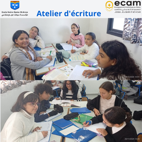 Atelier d'écriture