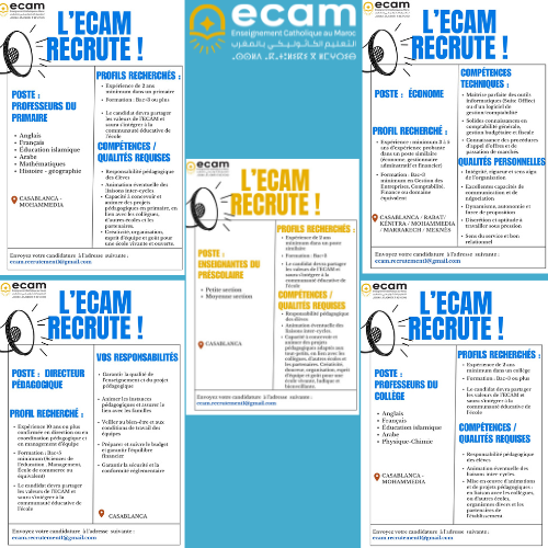ecam recrute vf